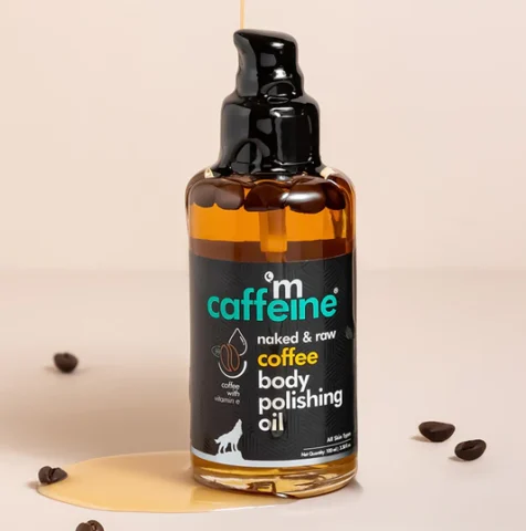 coffee body polishing oil